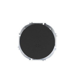 Выключатель промежуточный чёрный бархат OSEN Lezard 743-4288-107