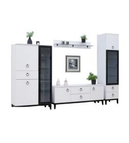 Полка навесная Шарлиз 1200 белый снег