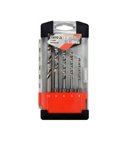 Набор сверл по металлу 4-10мм. c хвостовиком SDS+ HSS 6542 (набор 5шт) Yato