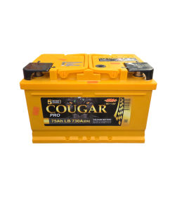Аккумулятор COUGAR PRO 75 Ач о.п. R+ низкий