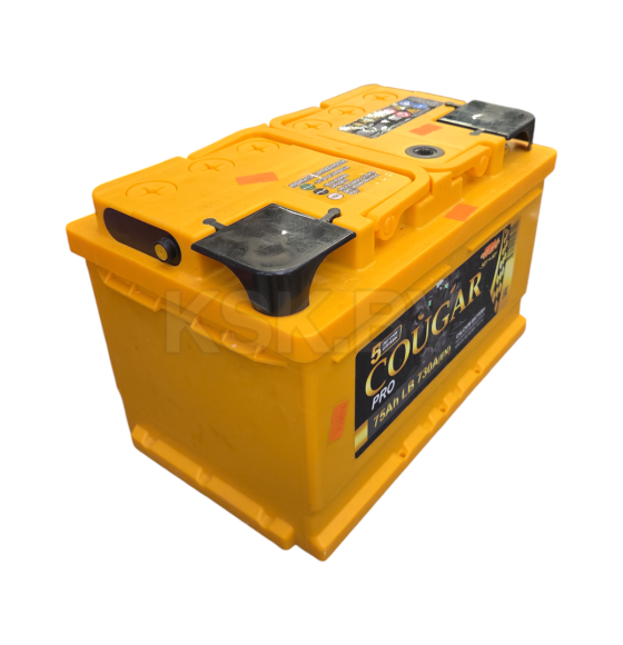 Аккумулятор COUGAR PRO 75 Ач о.п. R+ низкий