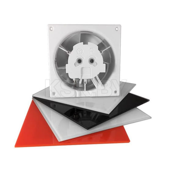 Вентилятор airRoxy dRim HS, Ø125мм, датчик влажности, таймер отключения, вал на подшипниках, 230В, 10Вт, 140м³/ч (01-070) 