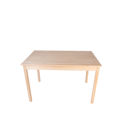 Стол обеденный неокрашенный С-02 (сосна) 750х1200х750мм