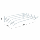 Сушилка для белья настенная раздвижная Ника 0,6 м. СН60/Б (СН60/Б) 