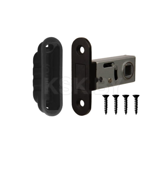 Защелка врезная  Punto Ml50-8 BL-24 черный (61129) 