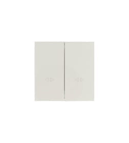 Выключатель двойной промежуточный, безв-ой зажим/клемма слон. кость ZIMA 704-9088-107TW