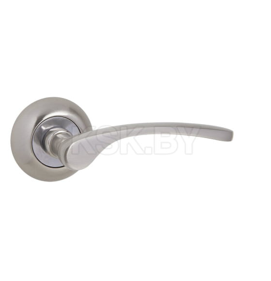 Ручки дверные Ajax R.JR54. Corsa SN/CP матовый никель/хром (39117) 