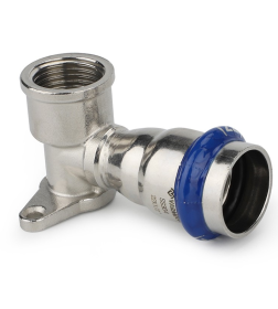 Водорозетка раструбная Varmega Inox Press с внутренней резьбой 22x1/2"