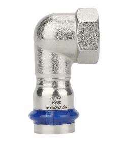 Угольник раструбный Varmega Inox Press с внутренней резьбой 35x1"