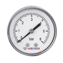Манометр Varmega аксиальный 50 мм, 6 бар, 1/4" (VMMT08-500602) 