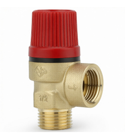 Клапан предохранительный Varmega 1/2", НР-ВР, 3 бар, мембранный