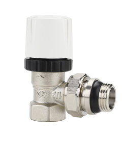 Клапан термостатический радиаторный Varmega 1/2", угловой, с самоуплотняющимся полусгоном