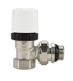 Клапан термостатический радиаторный Varmega 1/2", угловой, с самоуплотняющимся полусгоном