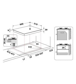 Газовая варочная панель Whirlpool GMT 6422 OW