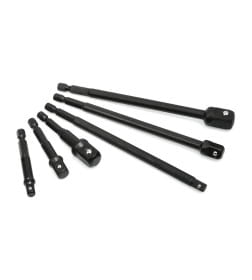 Набор адаптеров-удлинителей ударных 1/4"-1/2" HEX, 6шт, GEKO