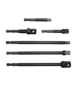 Набор адаптеров-удлинителей ударных 1/4"-1/2" HEX, 6шт, GEKO