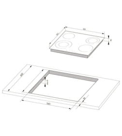 Электрическая варочная панель Hansa BHC66977