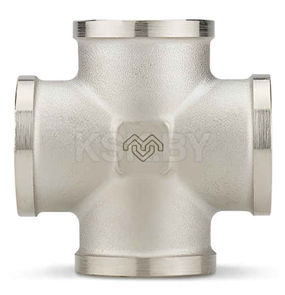 Крестовина Varmega ВР 3/4", никелированная (VMTF21-N000505) 