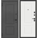 Дверь входная "Гарда"  Графит/эмалит белый (левая)  960х2050 мм
