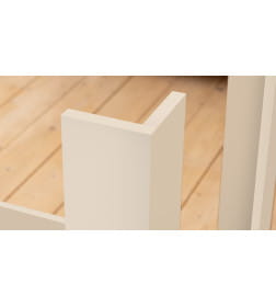 Стол обеденный Промо Тип 2 Белый/Дуб Сонома Светлый