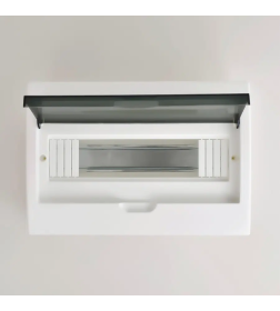 Бокс с прозр. крышкой ЩРВ-П-12 для внутр. уст. 12-и модульных устройств LUXRAY 731-1000-012