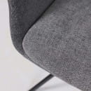 Стул OFFY-R 360, g22 GRAPHITE шенилл LUX - Graphite замша LUX\черный (129020) 