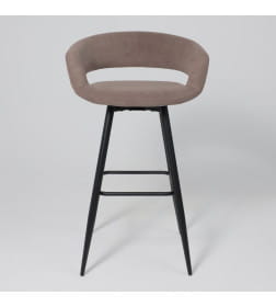 Стул барный BARNY-R 900, b05 LATTE LUX\черный