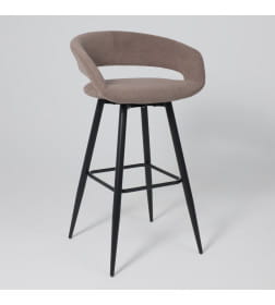 Стул барный BARNY-R 900, b05 LATTE LUX\черный