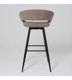 Стул барный BARNY-R 900, b05 LATTE LUX\черный