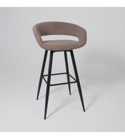 Стул барный BARNY-R 900, b05 LATTE LUX\черный