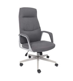 Кресло поворотное SIERRA, серая ткань/серый металл