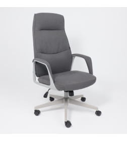 Кресло поворотное SIERRA, серая ткань/серый металл