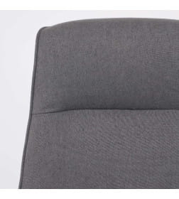 Кресло поворотное SIERRA, серая ткань/серый металл