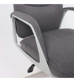 Кресло поворотное SIERRA, серая ткань/серый металл