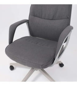 Кресло поворотное SIERRA, серая ткань/серый металл