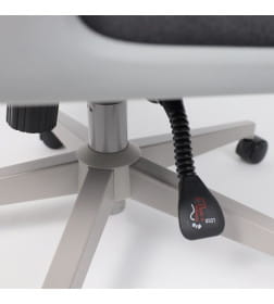 Кресло поворотное SIERRA, серая ткань/серый металл