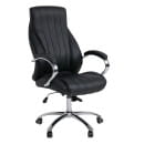 Кресло поворотное MASTIF, мультиблок, натуральная кожа, черный (126276) 