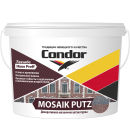 Защитно-отделочная штукатурка НВ П 1 ПС крупнозернистая «Mosaik Putz», цвет М163, СТБ 1263 - 2001, ведро 25 кг 