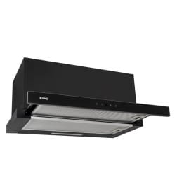 Вытяжка кухонная ZORG TURBO 1260 60 S-GC черная