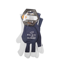 Перчатки кожаные DARK BLUE PROTECT2U R10