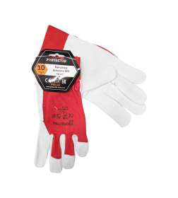 Перчатки кожаные DARK RED PROTECT2U R10