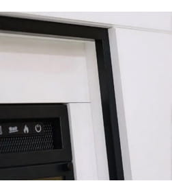 Портал GENEVA V60 Бьянко белый/черный