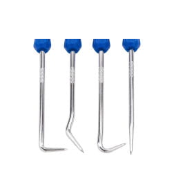 Набор крючков для демонтажа сальников с прорезиненными рукоятками, 4пр. Forsage