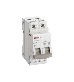 Выключатель автоматический ВА 47-63N 2P 4А (D) 4,5 кА PROXIMA EKF