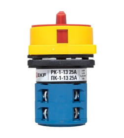Переключатель кулачковый ПК-1-13 25А 3P "0-1" с блокировкой IP65 EKF PROxima