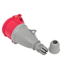 Розетка переносная 215 3Р+РЕ+N 16А 380В IP44 EKF PROXIMA