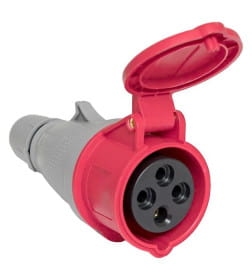 Розетка переносная 214 3Р+РЕ 16А 380В IP44 EKF PROXIMA