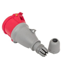 Розетка переносная 214 3Р+РЕ 16А 380В IP44 EKF PROXIMA