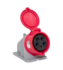 Розетка стационарная наружная 125 3Р+РЕ+N 32А 380В IP44 EKF PROXIMA