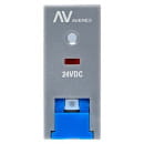 Реле промежуточное с кнопкой и мех. Индикацией RPAt 25/1 12A 24В DC EKF AVERES (rpat-25-1-24DC) 